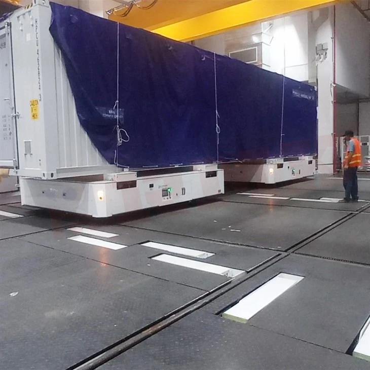 Železniški transportni voziček za kontejnerje